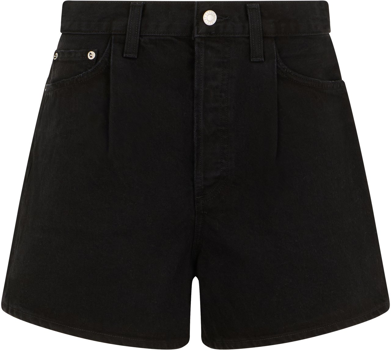 Agolde Shorts in denim Zwart
