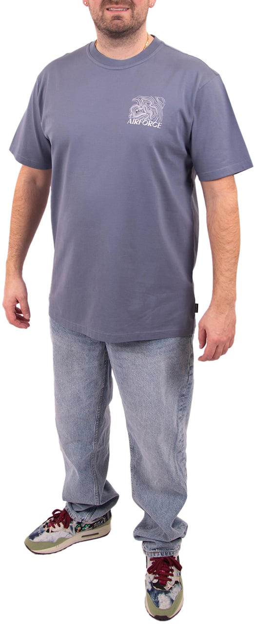Airforce Altitude T-Shirt Back Print Blauw