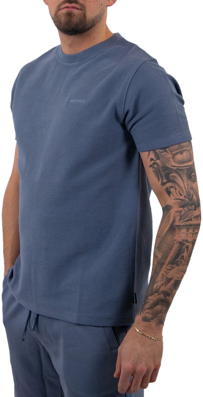 Airforce Milo Tee (Badstof) Blauw