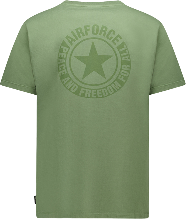 Airforce Airforce Wording / Logo T-Shirt Groen