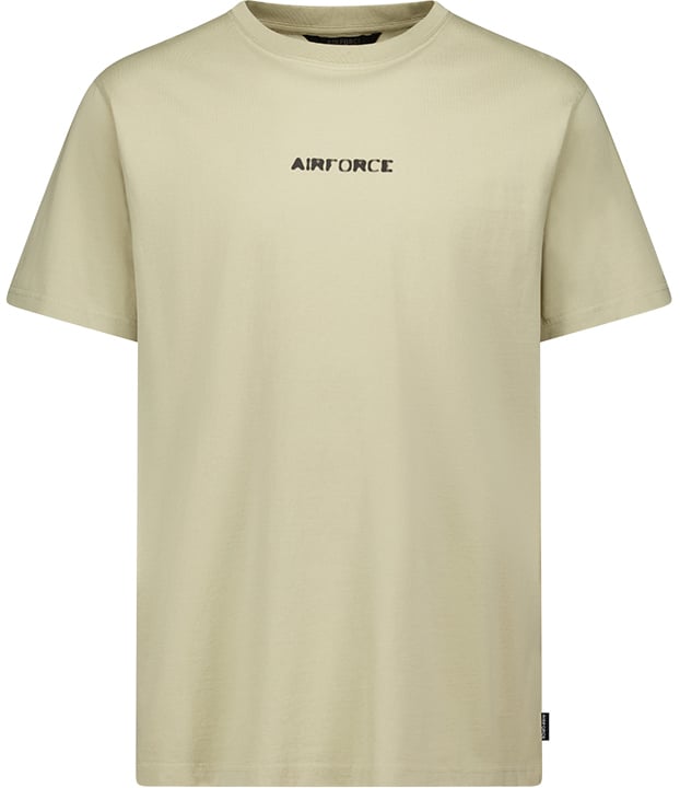 Airforce Airforce Hazy Round T-Shirt Beige