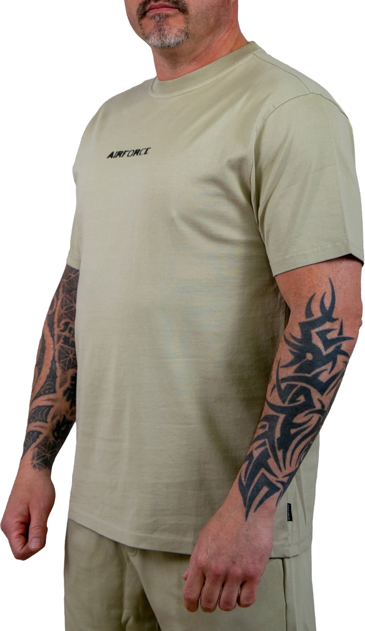 Airforce Airforce Hazy Round T-Shirt Beige