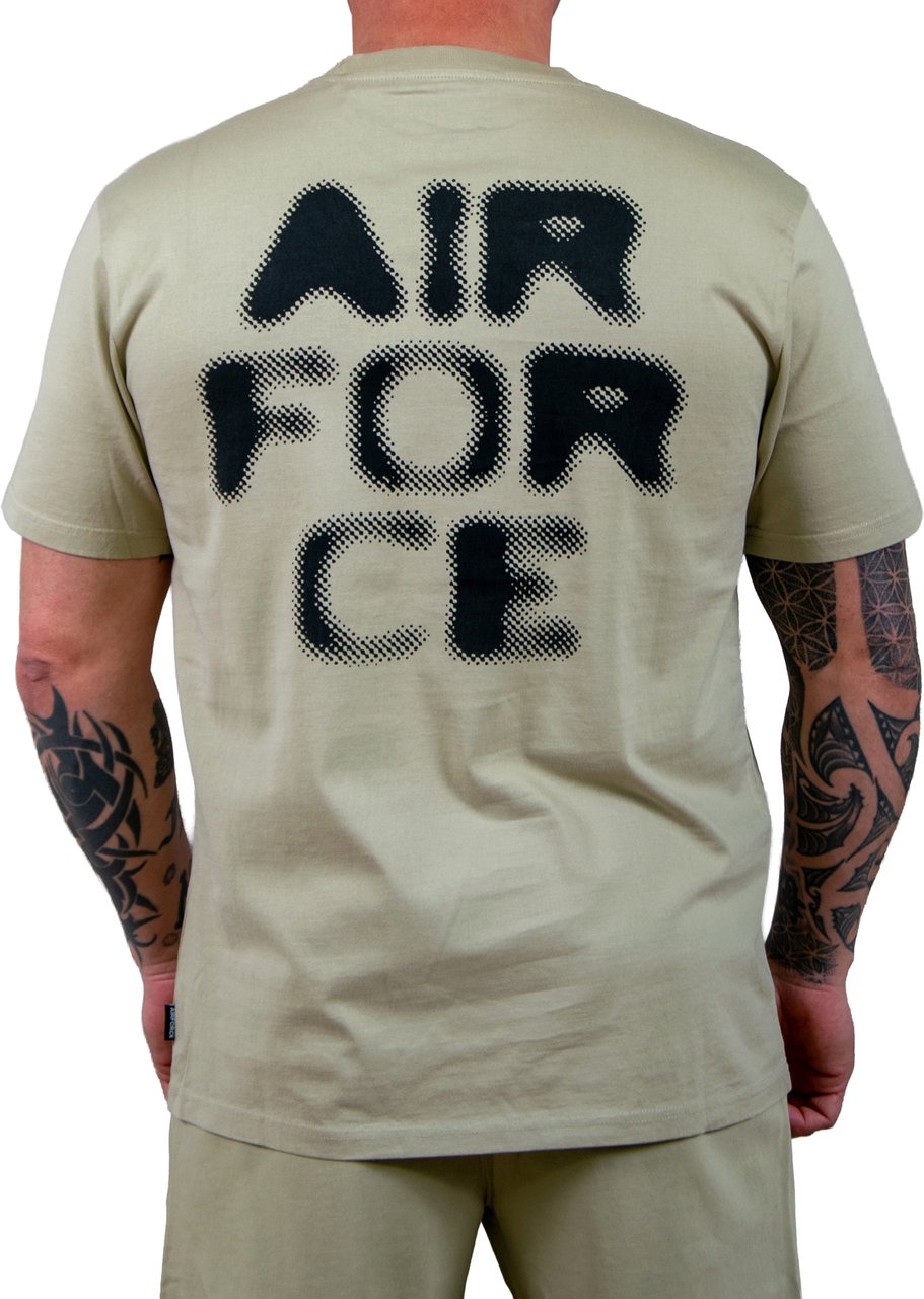 Airforce Airforce Hazy Round T-Shirt Beige