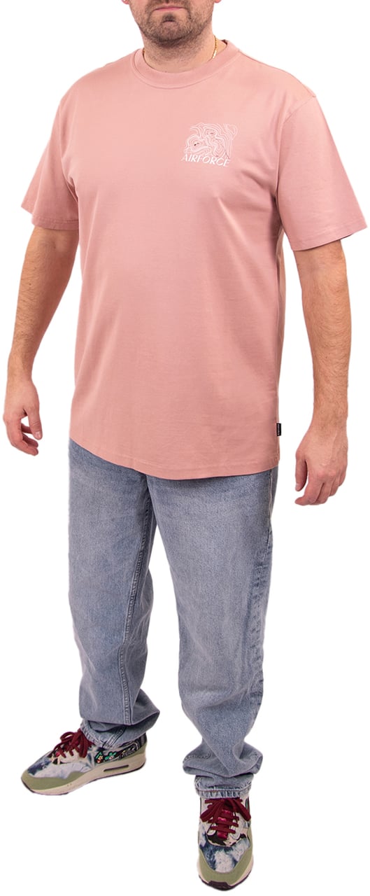 Airforce ALTITUDE TSHIRT GEM1287-SS26 326 Misty Rose/White Wit