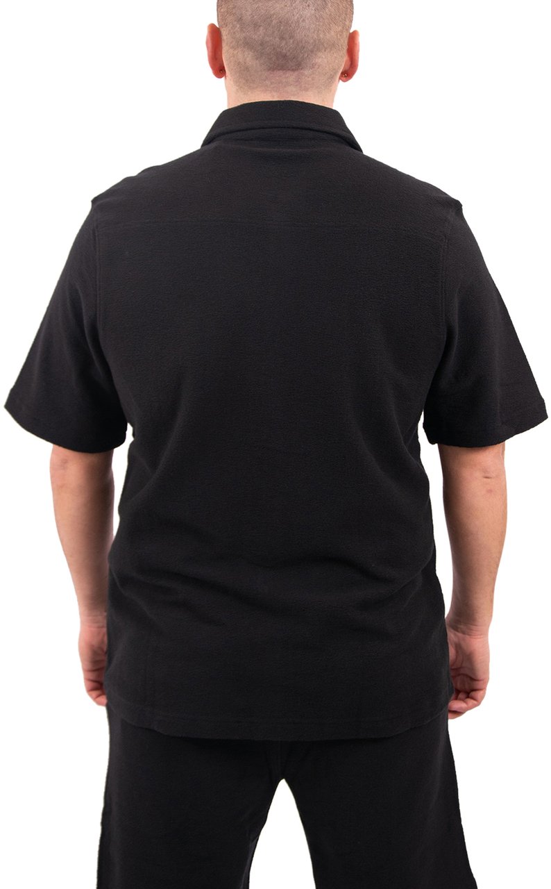 Airforce Airforce Woven Short Sleeve Shirt Zwart
