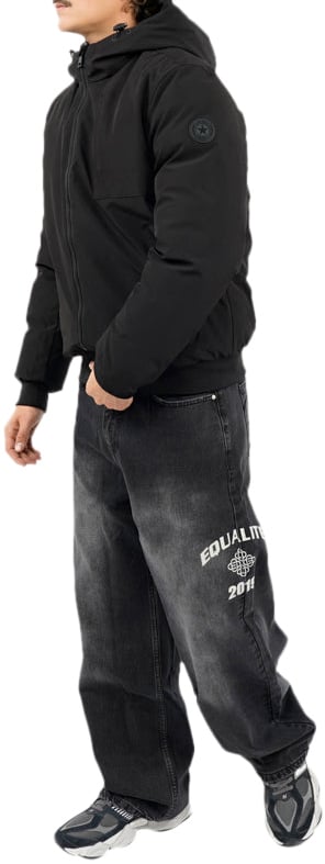 Airforce Hooded Reversible Winterjas Zwart