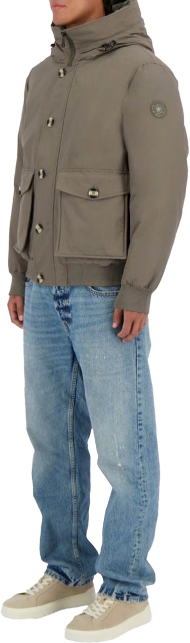 Airforce Pocket Bomber Jacket Groen