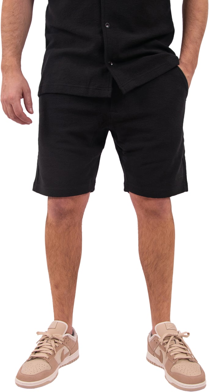 Airforce Woven Short Pants (Badstof) Zwart