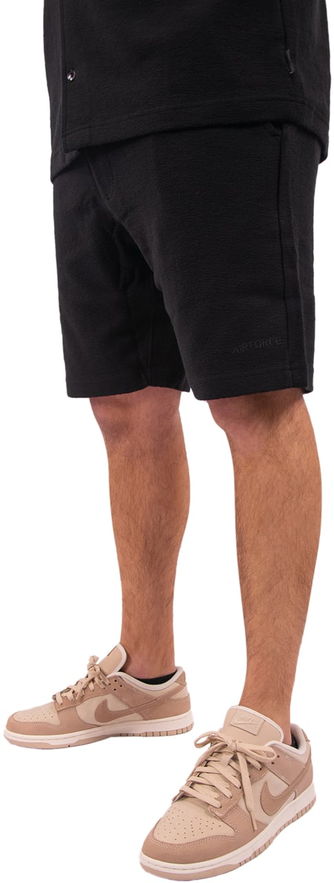 Airforce Woven Short Pants (Badstof) Zwart