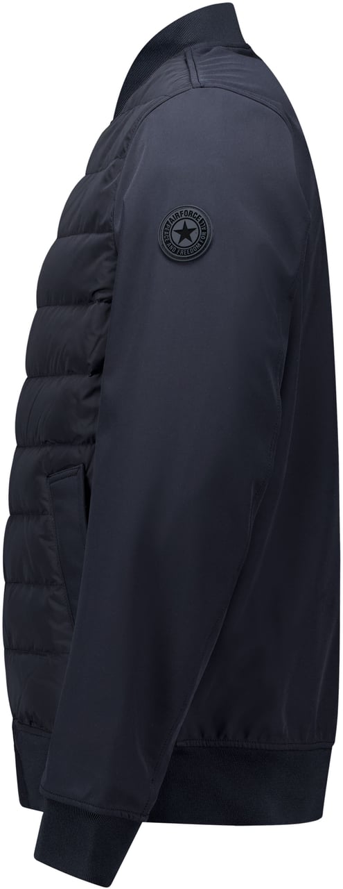 Airforce PIKE PADDED BOMBER JACKET HRM1273 552 Dark Navy Blue Navy