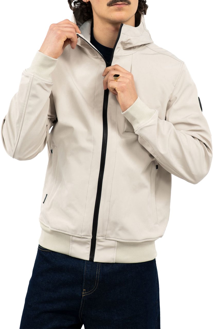 Airforce Softshell Jas Chestpocket Beige