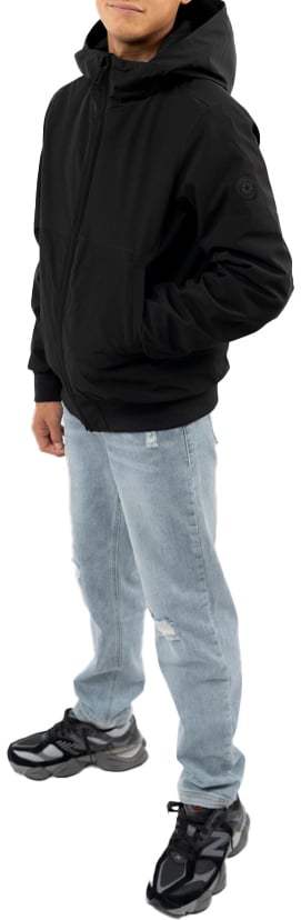 Airforce Padded Bomber Winterjas Zwart