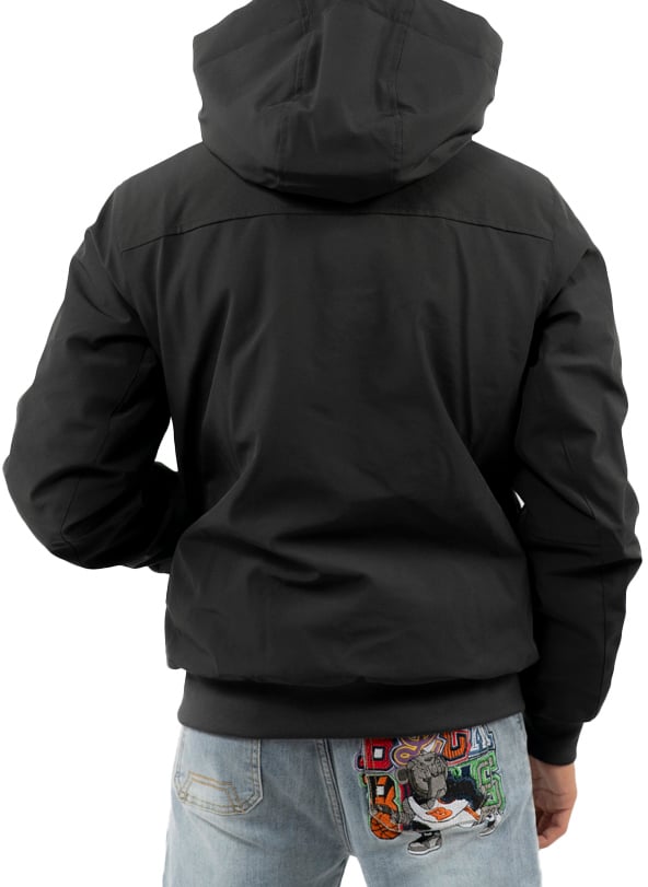 Airforce Padded Bomber Jacket Grijs