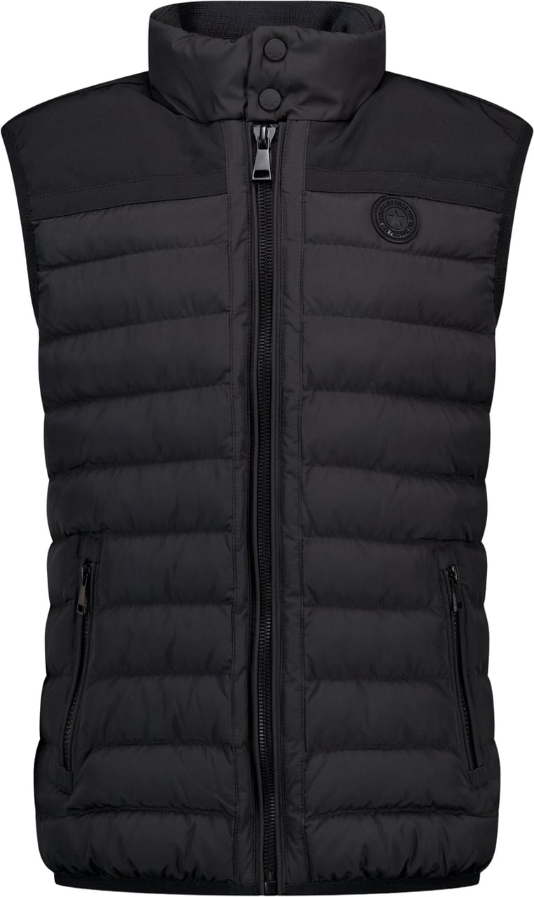 Airforce Kinder Jongens Bodywarmer In Zwart Zwart