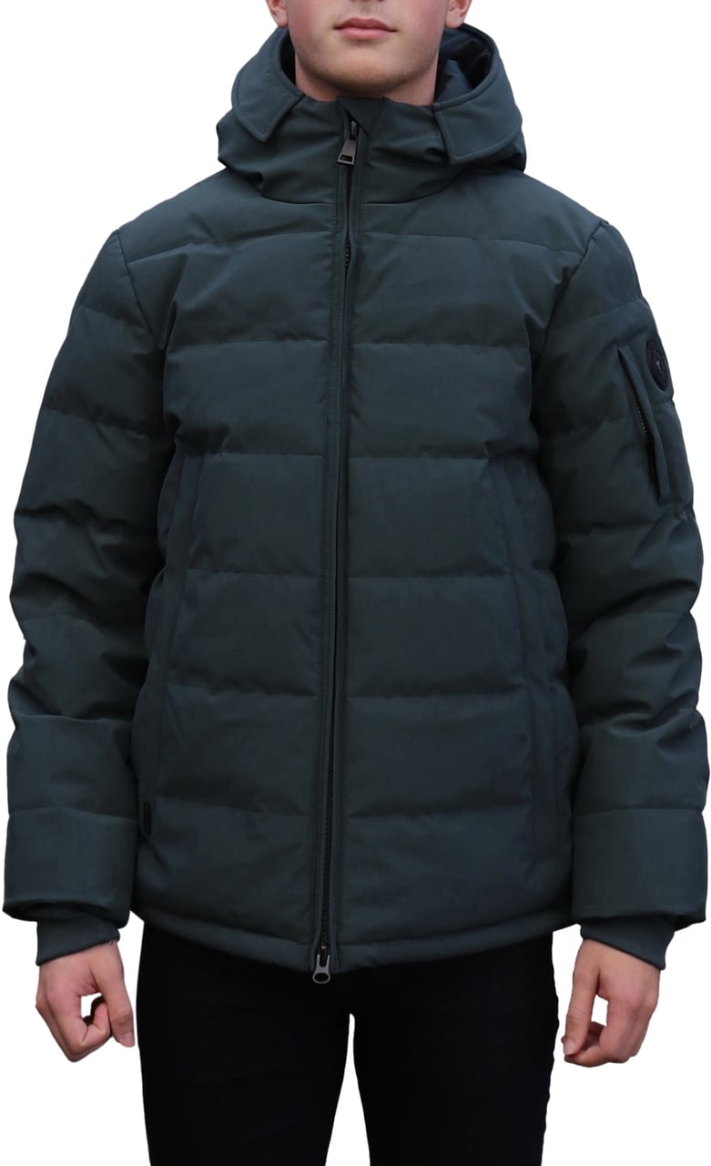 Airforce Mitchell Parka Green Gabels Grijs