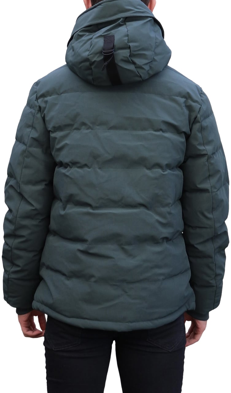 Airforce Mitchell Parka Green Gabels Grijs