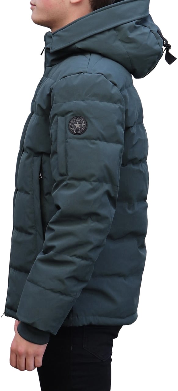 Airforce Mitchell Parka Green Gabels Grijs