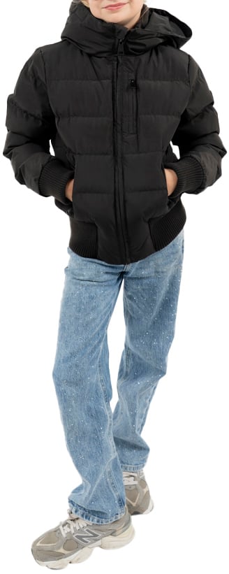 Airforce Tate Bomber Jacket Zwart