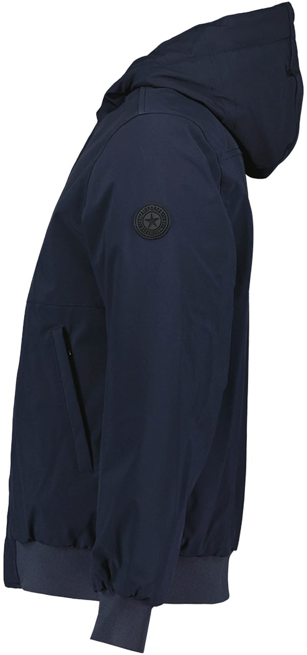 Airforce Padded Bomber Jacket Blauw