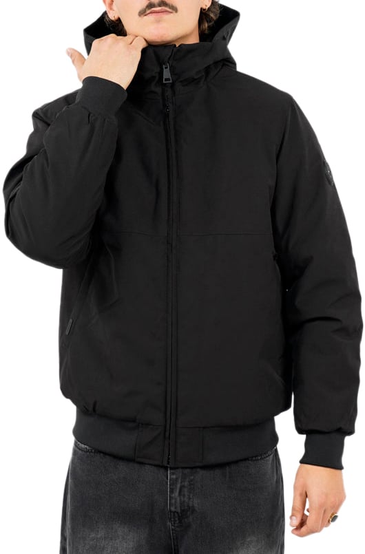 Airforce Padded Bomber Jacket Zwart