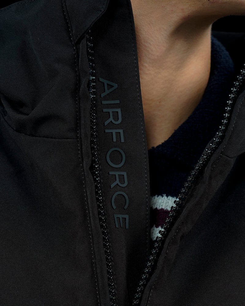 Airforce Padded Bomber Jacket Zwart