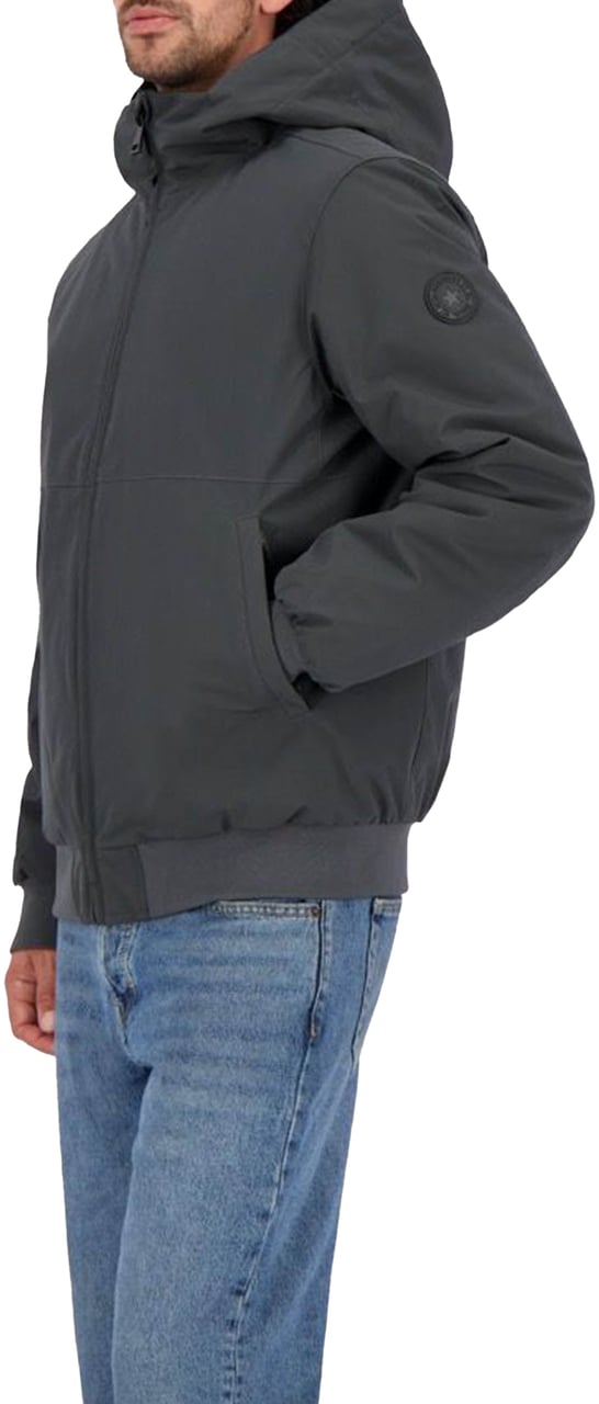 Airforce Padded Bomber Jacket Grijs