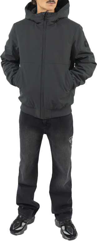 Airforce Padded Bomber Jacket Grijs