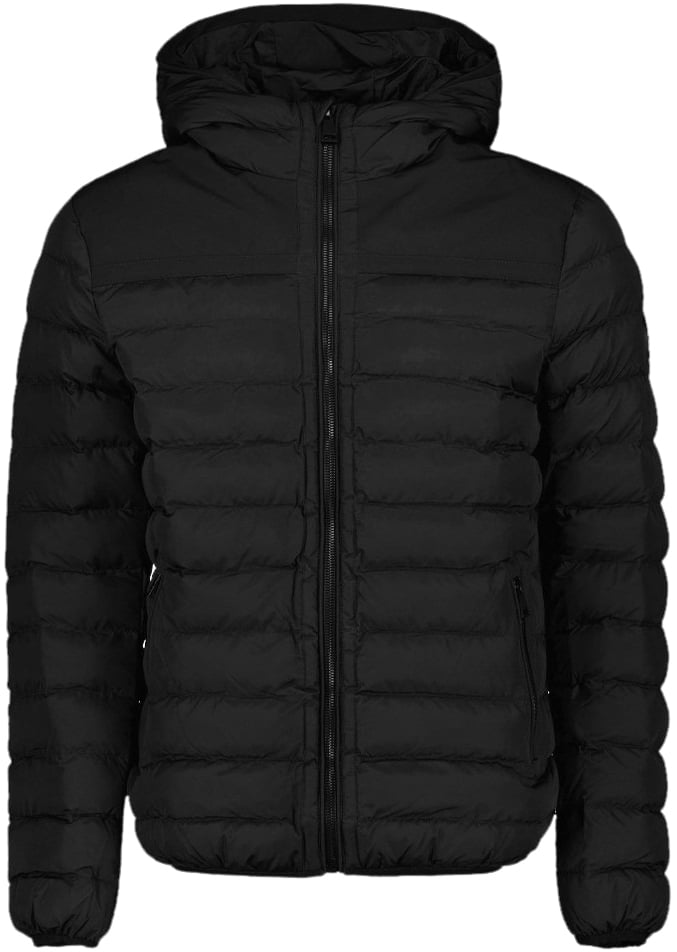 Airforce Hooded Padded Jas Zwart
