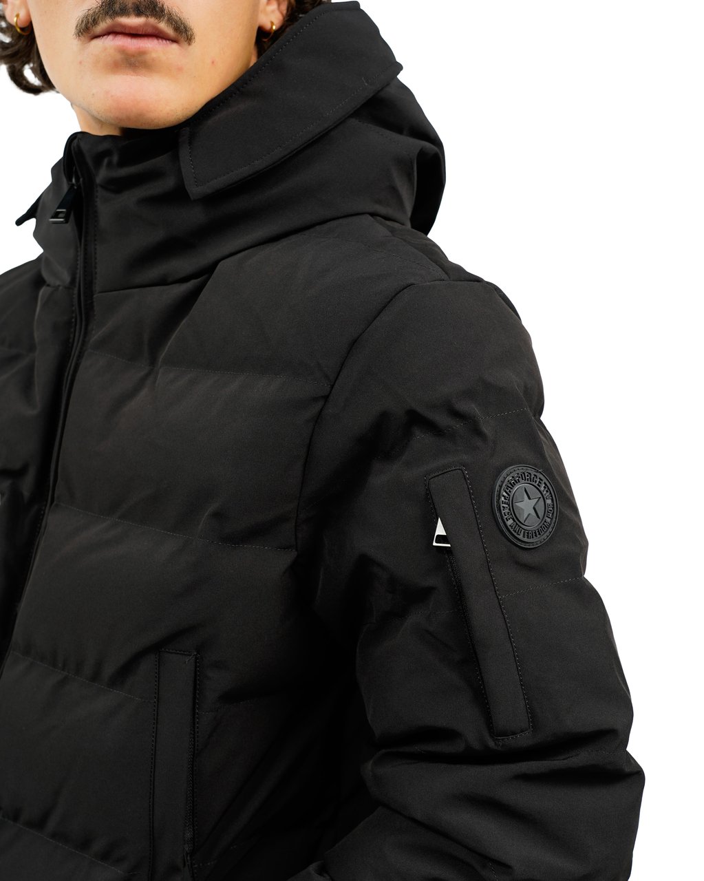 Airforce Mitchell Parka Winterjas Zwart