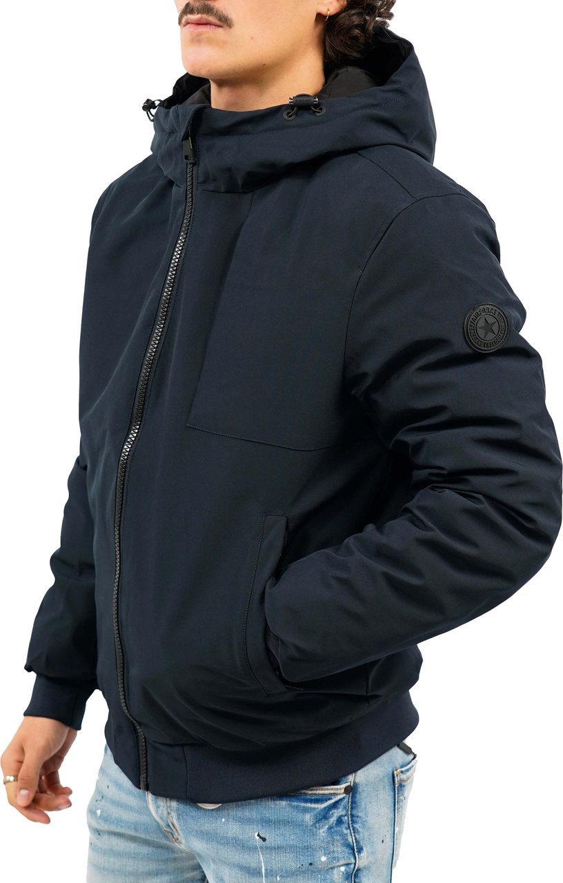 Airforce Reversible Padded Winterjas Blauw
