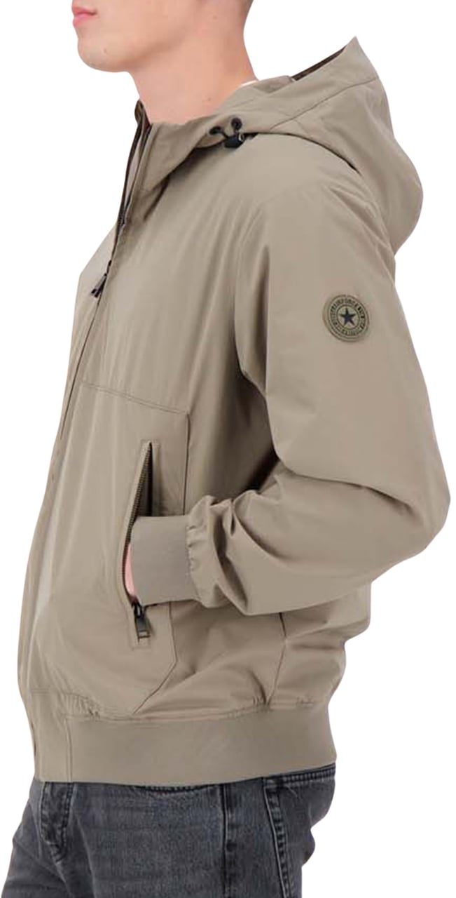 Airforce Four-Way Stretch Zomerjas met Capuchon Grijs