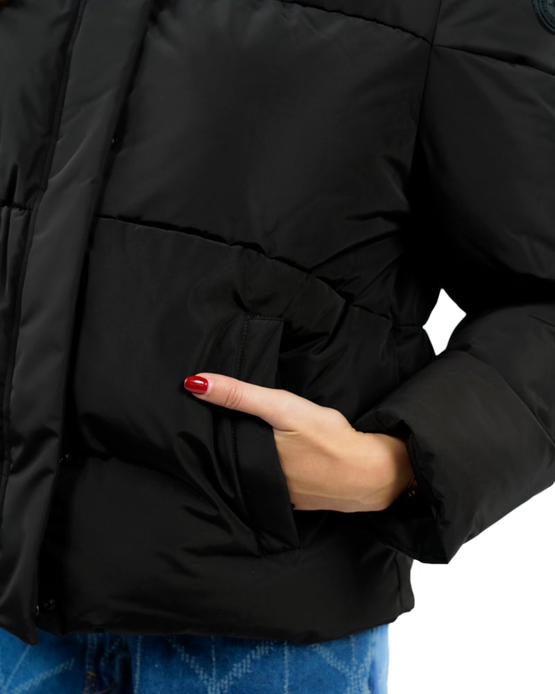 Airforce Maya Puffer Winterjas Zwart