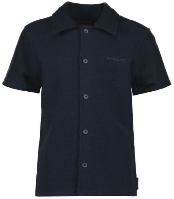 Airforce Woven Short Sleeve Blauw
