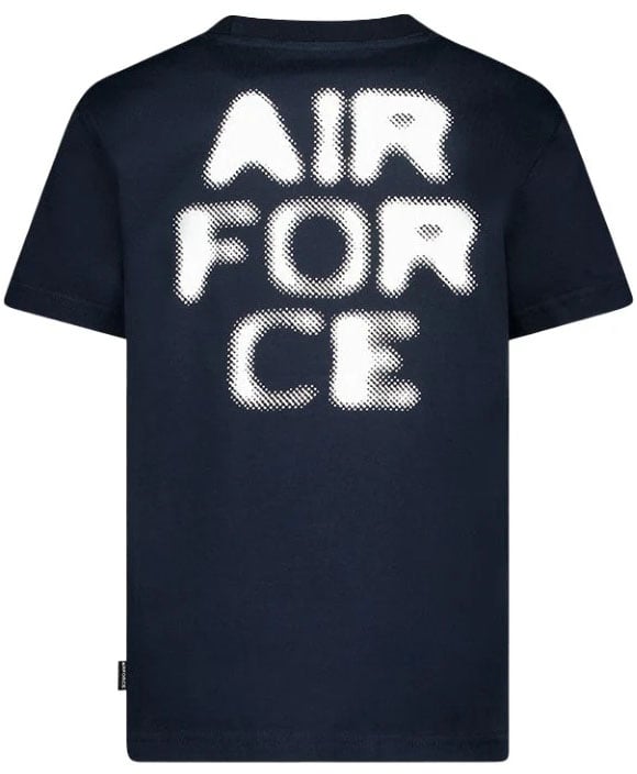 Airforce Hazy Round T-shirt Blauw