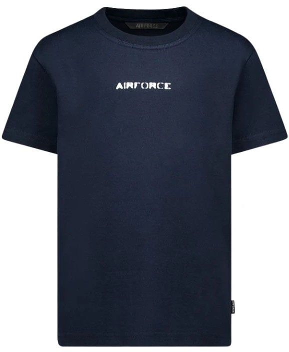 Airforce Hazy Round T-shirt Blauw