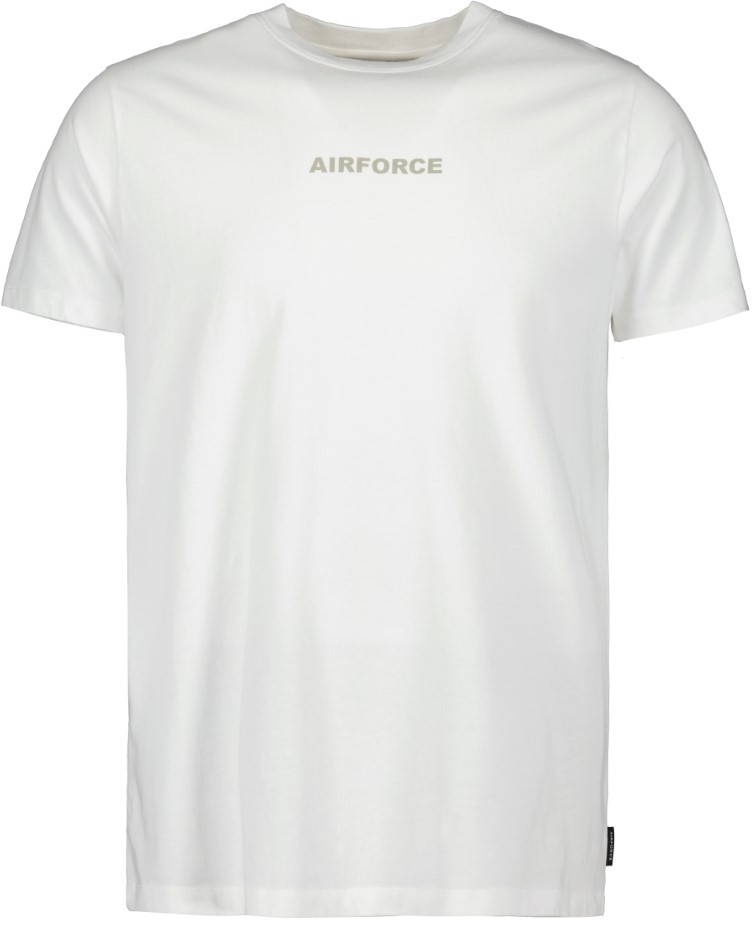 Airforce Wording/Logo T-shirt Wit