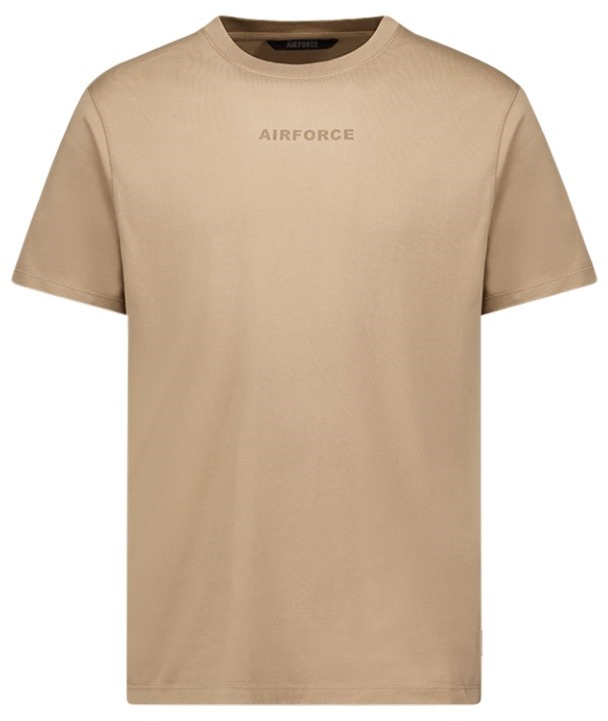 Airforce Woring/Logo T-shirt Beige