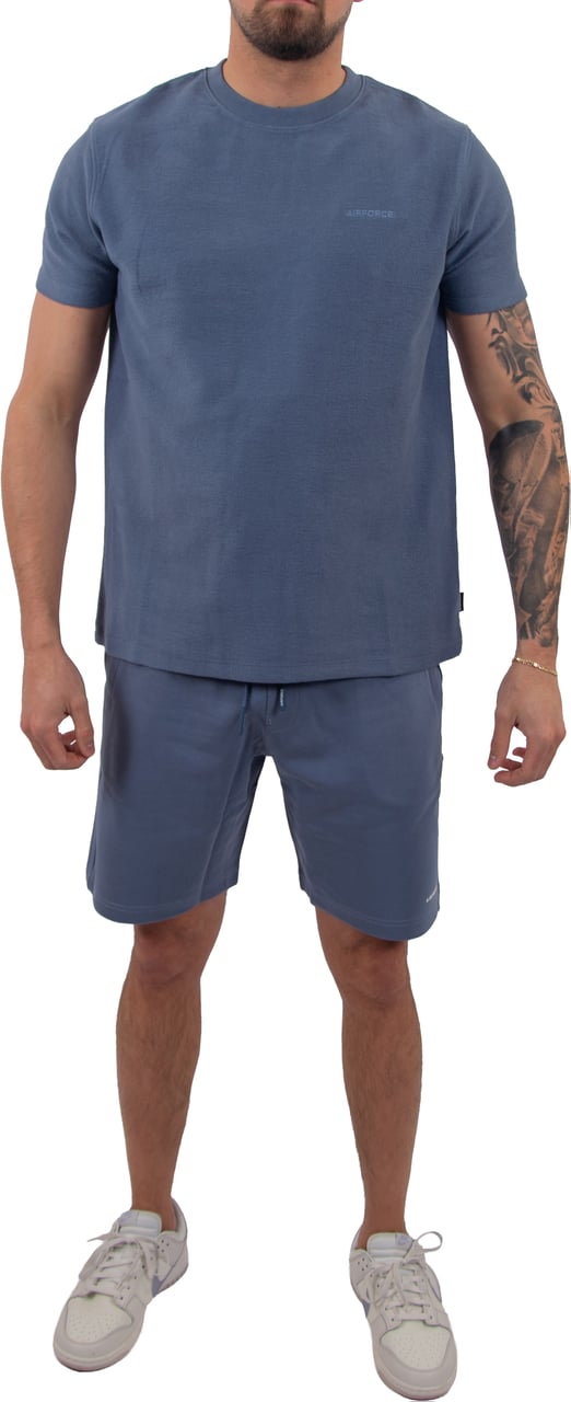 Airforce Airforce Milo Tee (Badstof) Blauw
