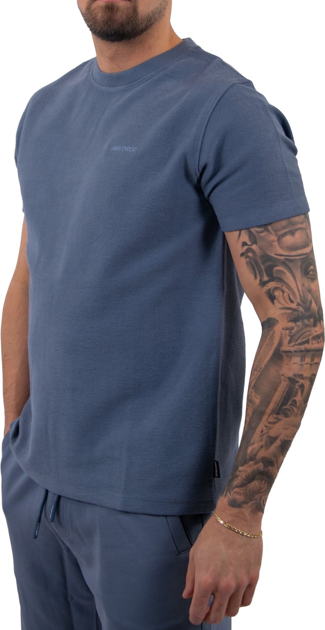 Airforce Airforce Milo Tee (Badstof) Blauw