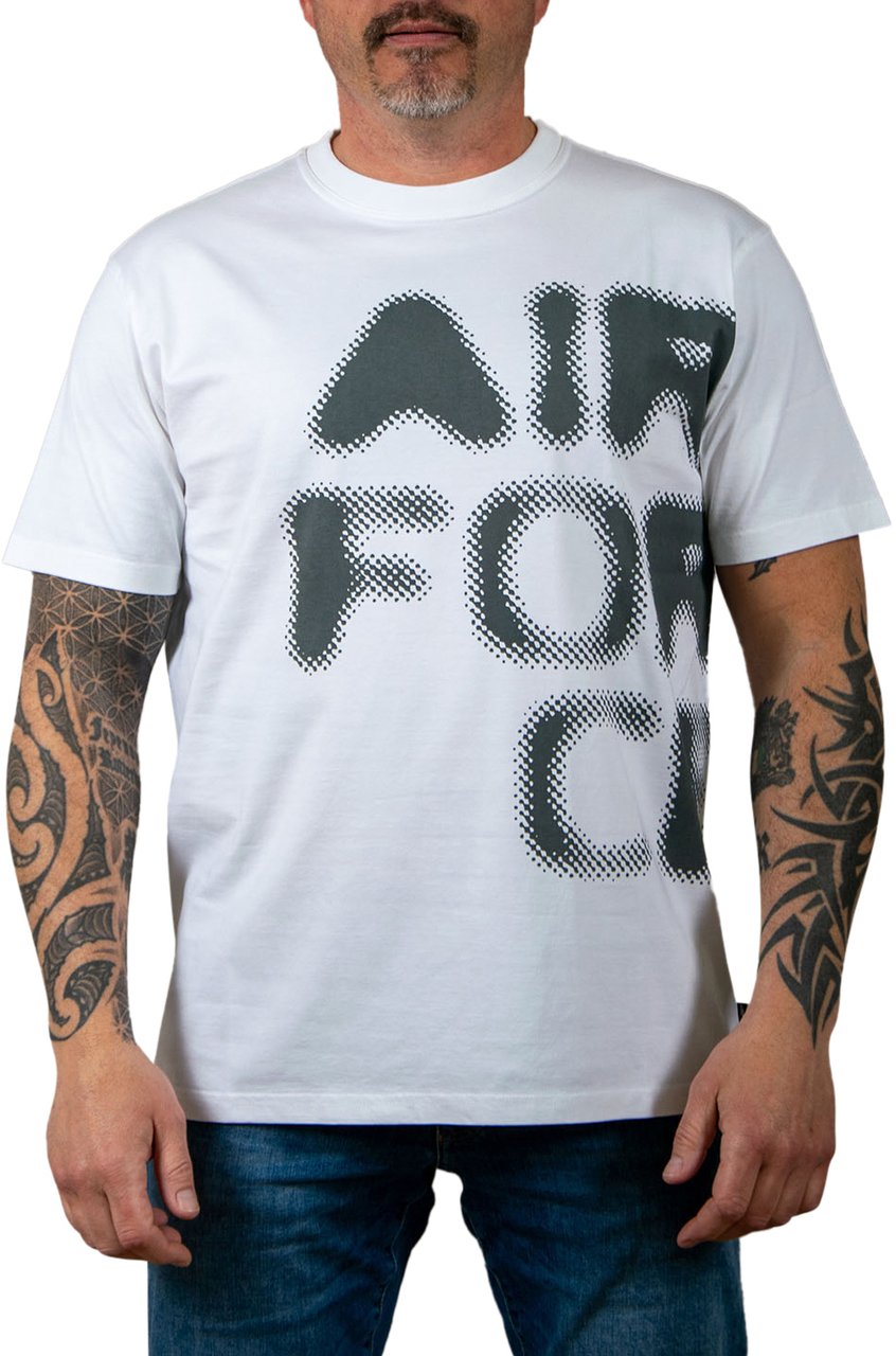Airforce Hazy T-Shirt Wit