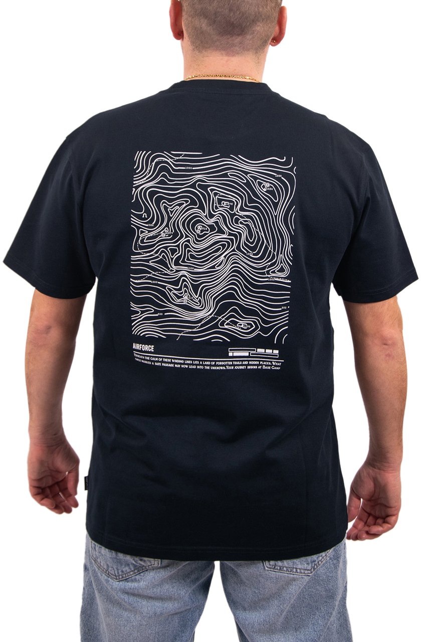 Airforce Altitude T-Shirt Back Print Blauw
