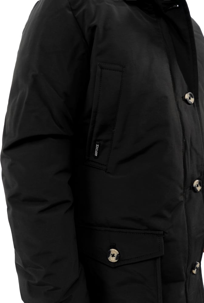 Airforce 4 Pocket Parka Winterjas Zwart