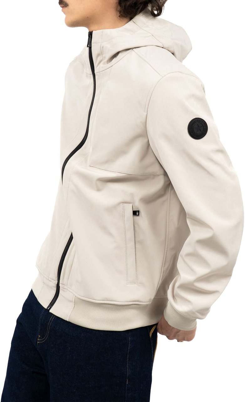 Airforce Softshell Jas Chestpocket Beige