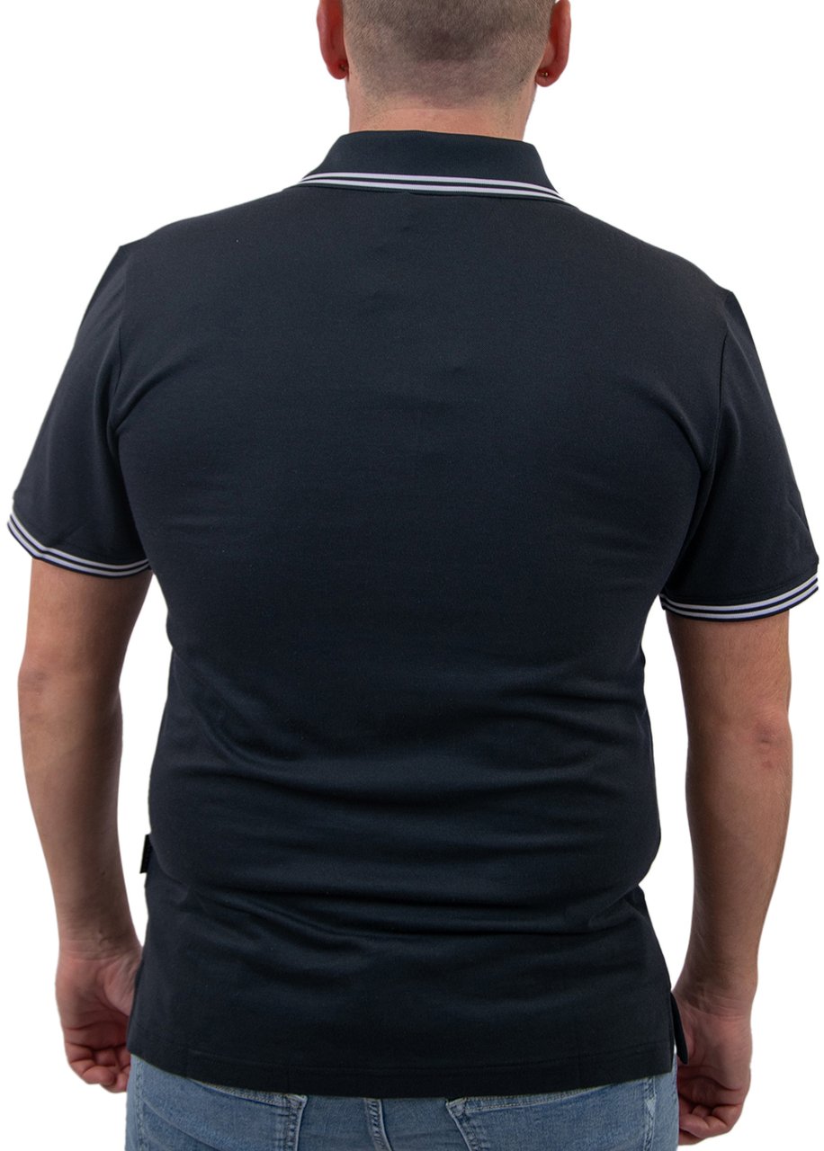 Airforce Polo Double Stripe Blauw