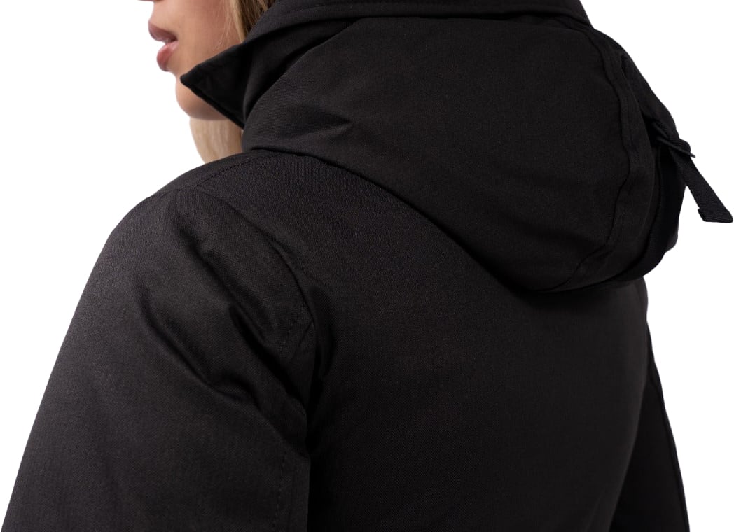 Airforce 4 Pocket Parka Gewatteerde Winterjas Zwart