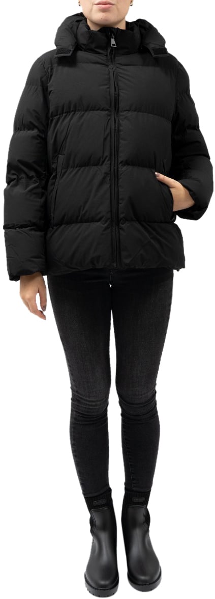 Airforce Pia Puffer Jas Zwart