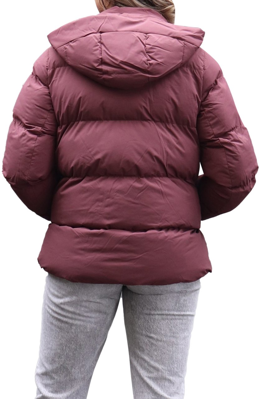Airforce Pia Puffer Jacket Vineyard Wine Rood