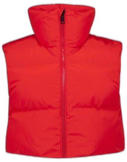 Airforce Cropped Bodywarmer Rood