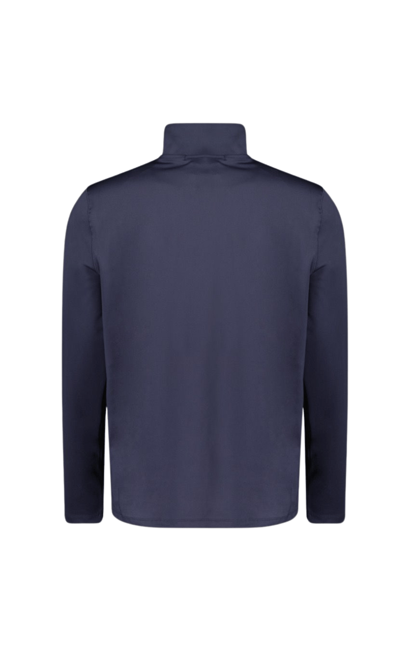 Airforce Sport Basic Zip Pully Indigo Blue/Black Blauw