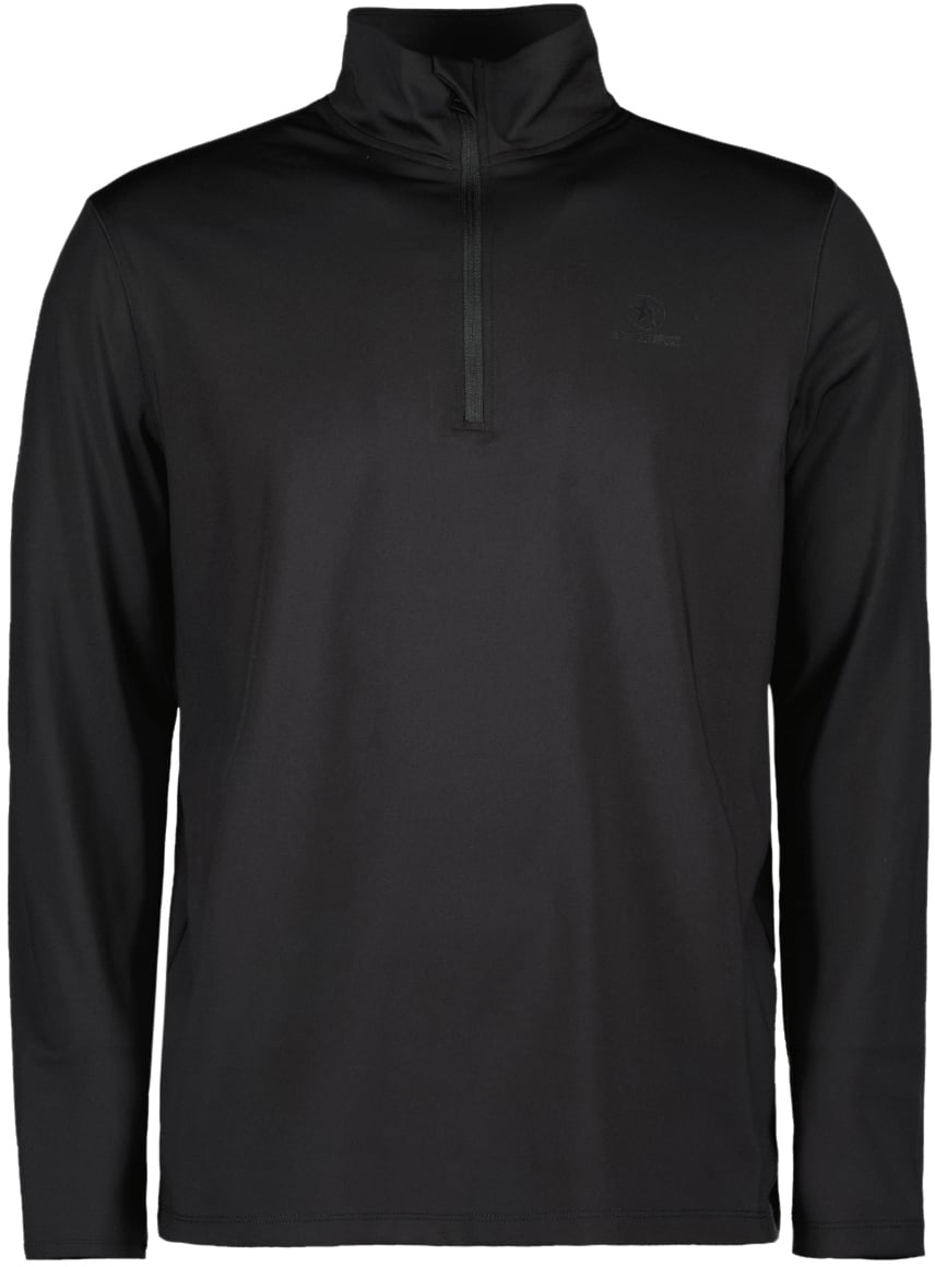 Airforce Sport Basic Zip Pully True Black Divers